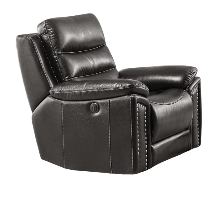 Jetson Power Reclining Chair – Leather Air Code # G12 Grey