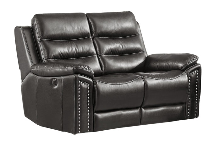 Jetson Power Reclining Loveseat – Leather Air Code # G12 Grey