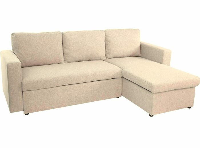 Austin Sectional Sofa Bed With Storage - Beige