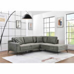Porter Sectional Couch/Sofa with Left or Right Chaise – Light Grey