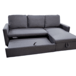 Austin Sectional Sofa Bed with Storage - Dark Grey